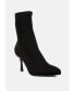 Фото #3 товара zudio solid mid heel sock boots