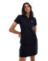 Fred Perry polo shirt dress in Navy Синий, 38 - фото #8