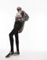 Фото #6 товара Topshop Tall branded elastic legging in black