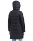 ფოტო #4 პროდუქტის Women's Bibbed Hooded Puffer Coat