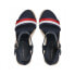 Фото #7 товара Сандалии женские Tommy Hilfiger с клиновой подошвой Navy Blue XW0XW01959DW5TH