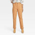 Women's Relaxed Fit Straight Leg Pants - Knox Rose Light Brown M