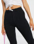 Фото #4 товара Pieces Highskin skinny jeans with high waist in black