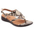 Фото #2 товара Softwalk Temara S2008-155 Womens Beige Leather Slingback Sandals Shoes