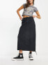 Фото #1 товара Cotton:On Jordan cargo maxi skirt in black