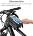 Rockbros Bicycle Frame Bag Waterproof for Mobile Phones up to 6.0 Inches with Headphone Hole Mobile Phone Holder Touchscreen Bottom Opening/Side Opening