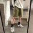 Фото #3 товара New Balance x NORITAKE 联名款 小头像休闲短裤 男款 橄榄绿 / Шорты New Balance x NORITAKE AMS02355-OV