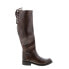 Фото #1 товара Bed Stu Manchester F311003 Womens Brown Leather Lace Up Knee High Boots 6.5