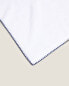 Фото #3 товара Towel with contrast blue topstitching