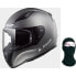 Фото #1 товара Шлем мотоциклиста интегральный LS2 Rapid - Черный матовый титан, размер L 59-60 см
