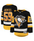 Фото #2 товара Big Boys Jake Guentzel Black Pittsburgh Penguins Home Premier Player Jersey