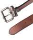 Фото #3 товара Men’s Two-In-One Reversible Casual Matte and Pebbled Belt