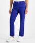 Фото #1 товара Petite Colored High Rise Natural Straight-Leg Jeans, Created for Macy's