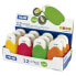 MILAN Display Box 12 School Cased Erasers Fluo Series