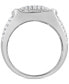 ფოტო #4 პროდუქტის Men's Diamond Pavé Cluster Ring (2 ct. t.w.) in 10k White Gold