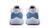 Кроссовки Nike Air Jordan 11 Retro Low University Blue (2017) (Белый, Голубой)