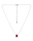 Фото #2 товара Giani Bernini created Ruby and Cubic Zirconia Accent Necklace