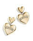 x Baublebar New York Yankees Heart Statement Drop Earrings