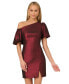 Фото #3 товара Women's Metallic-Sheen Sheath Dress