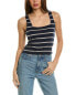 Фото #1 товара Chaser Baby Rib Square Neck Cropped Tank Women's