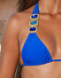 Moda Minx X Sophie Piper Boujee triangle bikni top in blue BLAU, S - EU 36 - фото #3