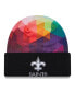 Фото #1 товара Men's Black New Orleans Saints 2023 NFL Crucial Catch Cuffed Knit Hat
