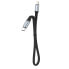 Фото #1 товара Kabel przewód płaski krótki do iPhone USB-C - Lightning L10P PD 20W 23cm czarny