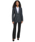 Фото #5 товара Women's One-Button Notched-Collar Blazer