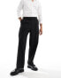 Selected Homme loose fit trousers in black