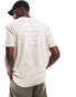 Фото #1 товара Threadbare oversized back print logo t-shirt in stone