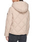 Women's Diamond Quilted Hooded Puffer Coat