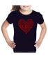 Child Love Yourself - Girl's Word Art T-Shirt