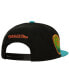 Фото #3 товара Men's Black, Teal Chicago White Sox Citrus Cooler Snapback Hat