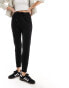 Фото #2 товара Vero Moda jersey tie waist tapered trousers in black