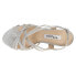 Фото #7 товара Nina Bess Glitter Peep Toe Wedding Womens Silver Dress Sandals BESS-SIL