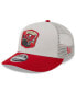 Фото #3 товара Men's Stone, Scarlet Tampa Bay Buccaneers 2023 Salute To Service Low Profile 9FIFTY Snapback Hat