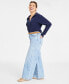 ფოტო #2 პროდუქტის Women's High Rise Wide-Leg Jeans, Created for Macy's
