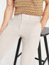 Фото #2 товара ASOS DESIGN skinny flared smart trousers in stone