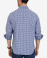 Фото #2 товара Men's Classic-Fit Long-Sleeve Gingham Check Poplin Shirt
