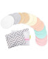 Maternity 14pk Soothe Reusable Nursing Pads for Breastfeeding, 4-Layers Organic Breast Pads, Washable Nipple Pads