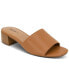 Фото #1 товара Women's Camillaa Block-Heel Slide Sandals, Created for Macy's