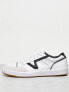 Фото #1 товара Vans Lowland jmpr trainers in court true white and black with gum sole