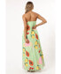 Women's Piccolo Strapless Maxi Dress Green papaya, Средний - фото #6