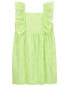 Kid Eyelet Flutter Dress 6-6X