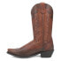 Фото #3 товара Laredo Gentry Tooled Inlay Embroidered Snip Toe Cowboy Mens Brown Casual Boots