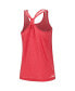 Фото #2 товара Women's Red Wisconsin Badgers Stacked Name Racerback Tank Top