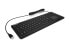 Фото #3 товара KeySonic KSK-6231INEL - Full-size (100%) - Wired - USB - Membrane - QWERTY - Black