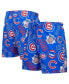 ფოტო #1 პროდუქტის Men's Royal Chicago Cubs Toss Logo Woven Shorts