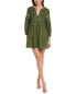 Фото #1 товара Jl Luxe Tiered Mini Dress Women's Green M