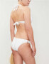 Фото #2 товара Heidi Klein 255511 Women's Core Textured Rectangle Top White Swimwear Size XS